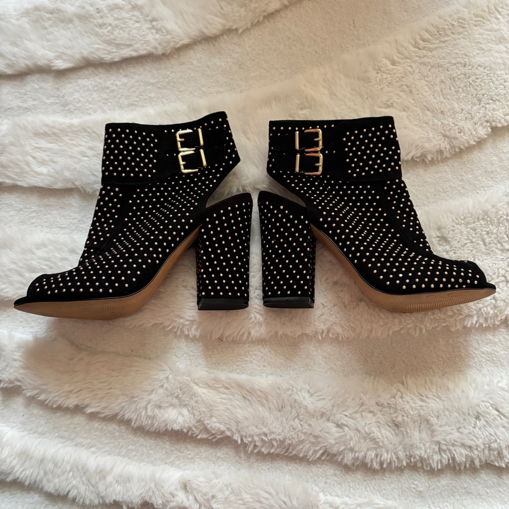 Jessica Simpson Suede Slingback Heels, size 9, 39 - Picture 2 of 11